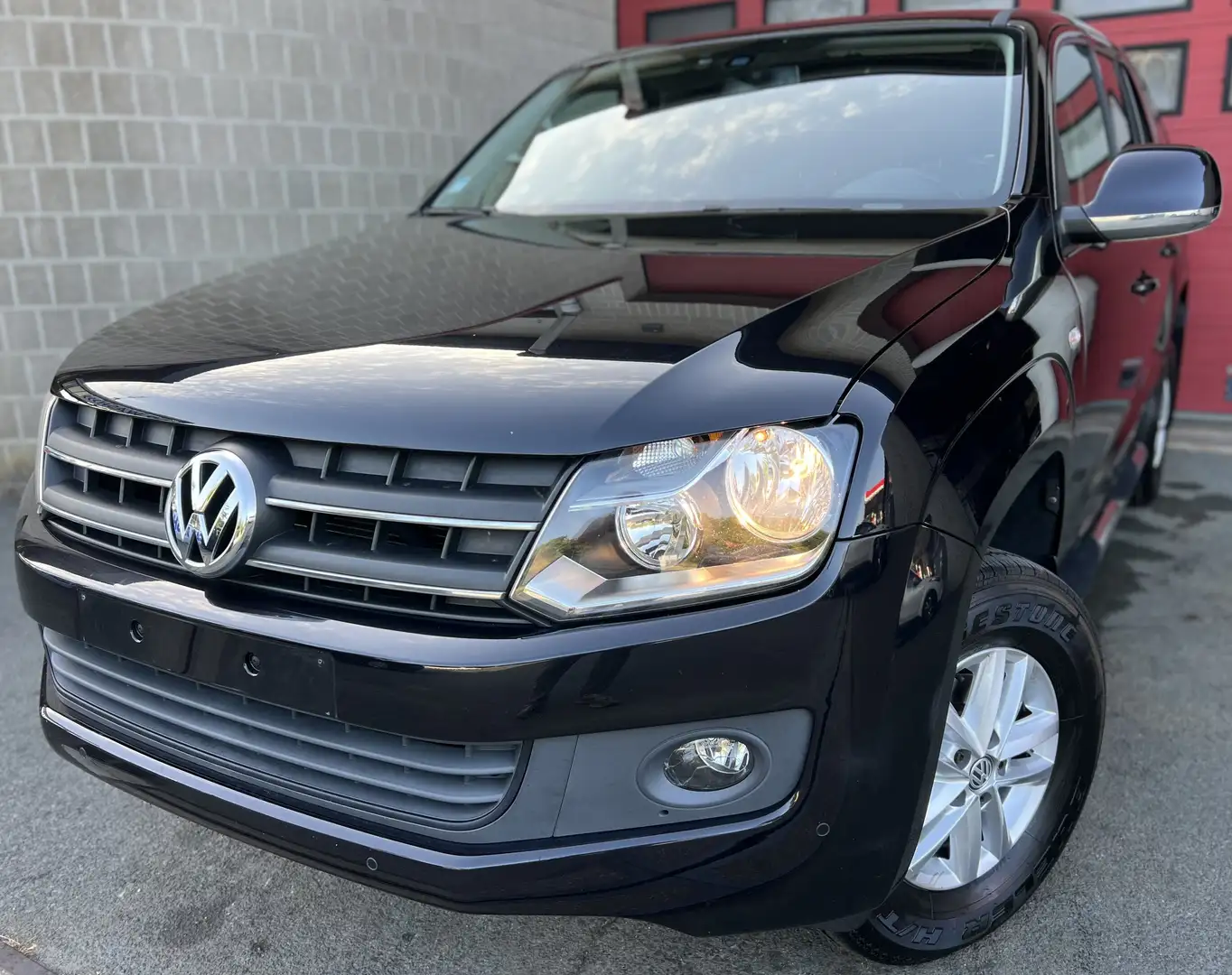 Volkswagen Amarok 2.0 CR Bi-TDi 4Motion + CAR-PASS + CAMÉRA + NAVI Zwart - 1