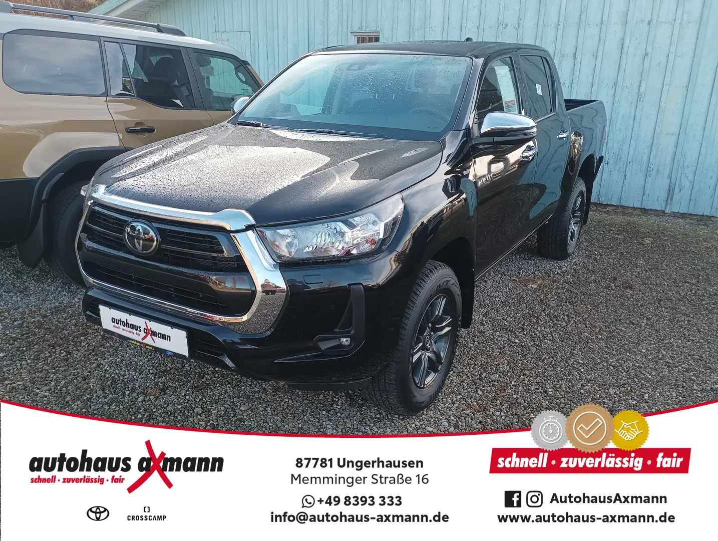 Toyota Hilux 4x4 Double Cab Comfort * Sitzheizung * Kamera * Black - 1