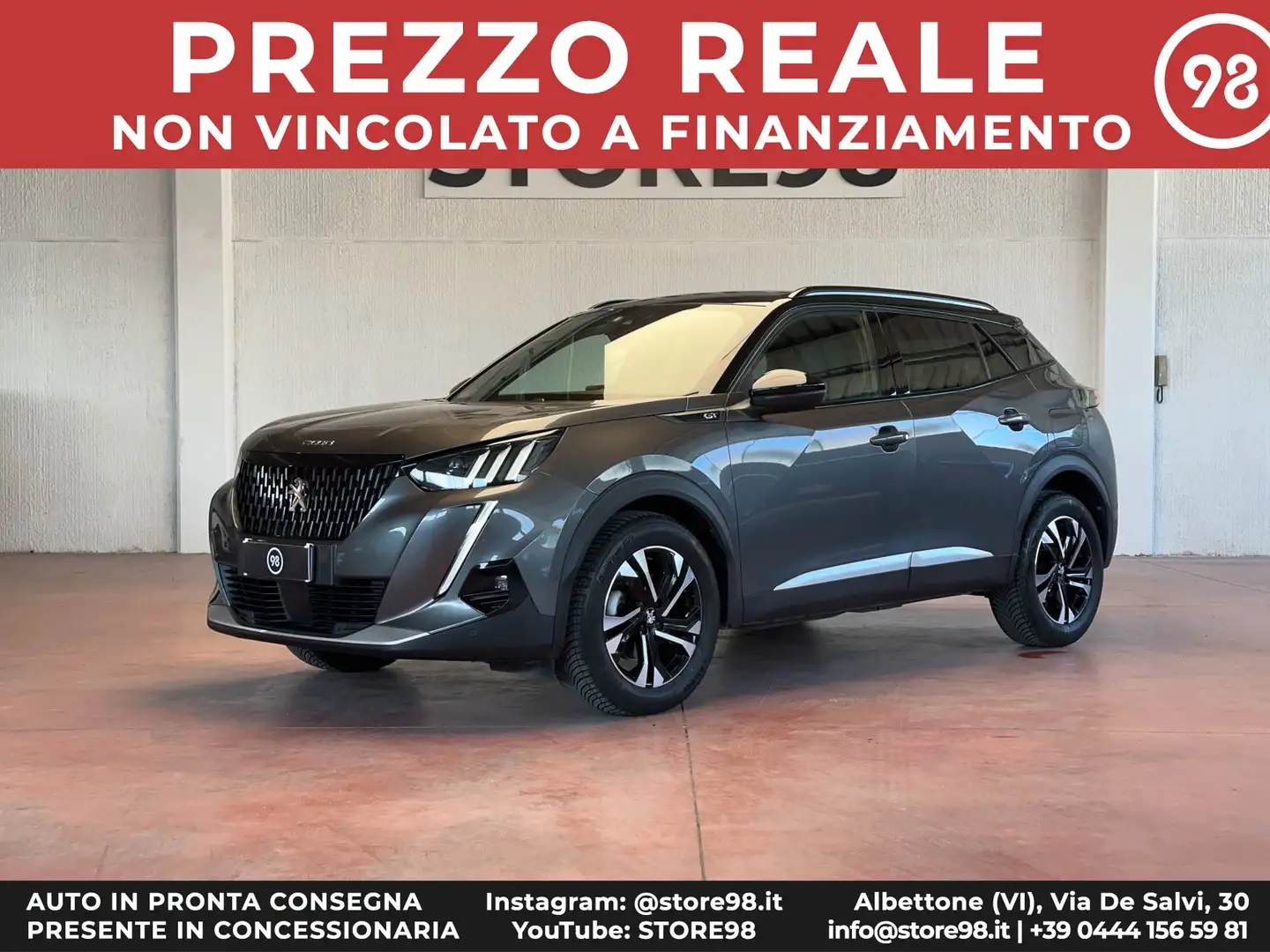 Peugeot 2008 GT 1.5 bluehdi *FULL OPTIONAL/PERFETTA* Gris - 1