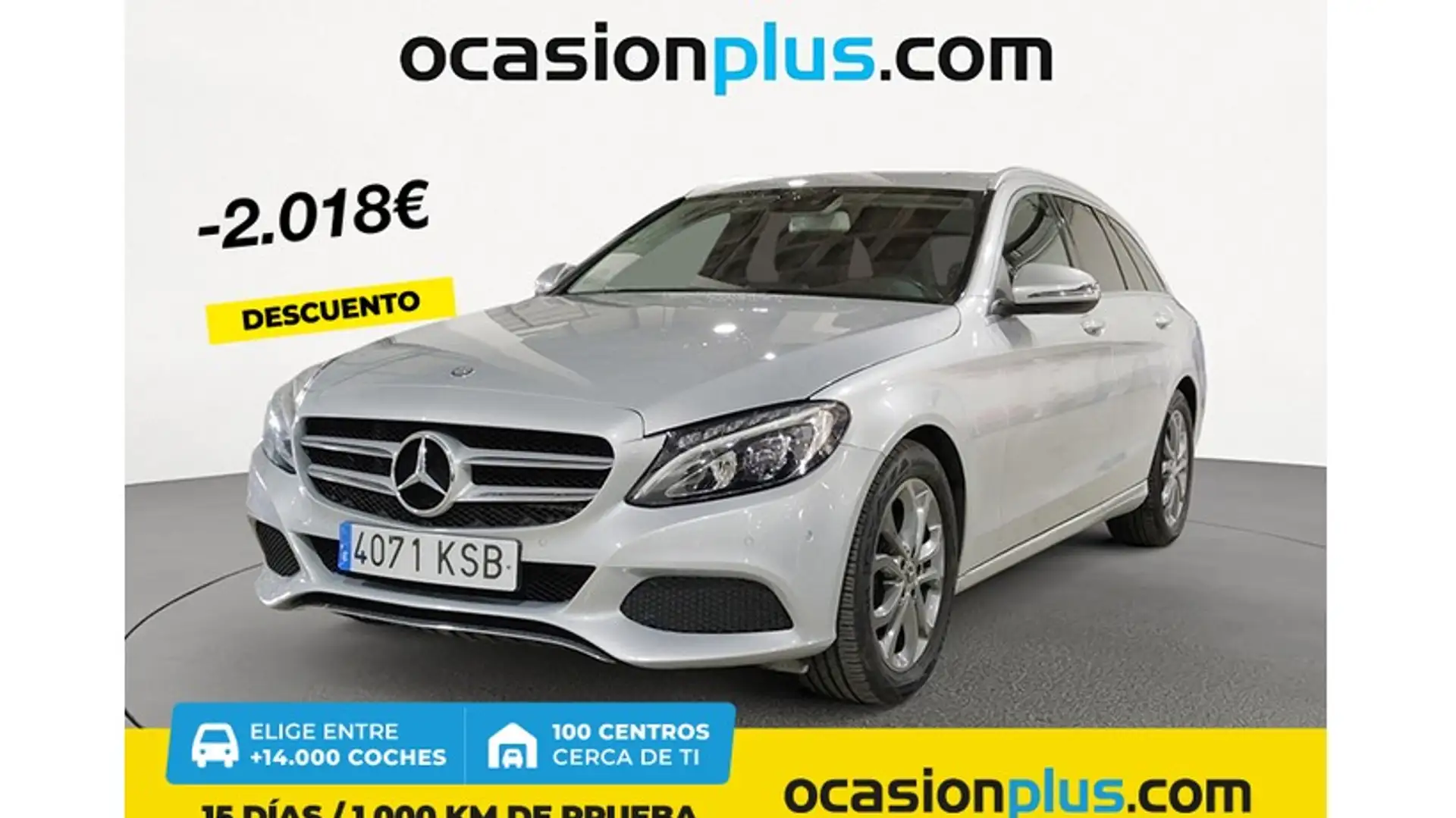 Mercedes-Benz C 220 Estate 220d 9G-Tronic Plateado - 1