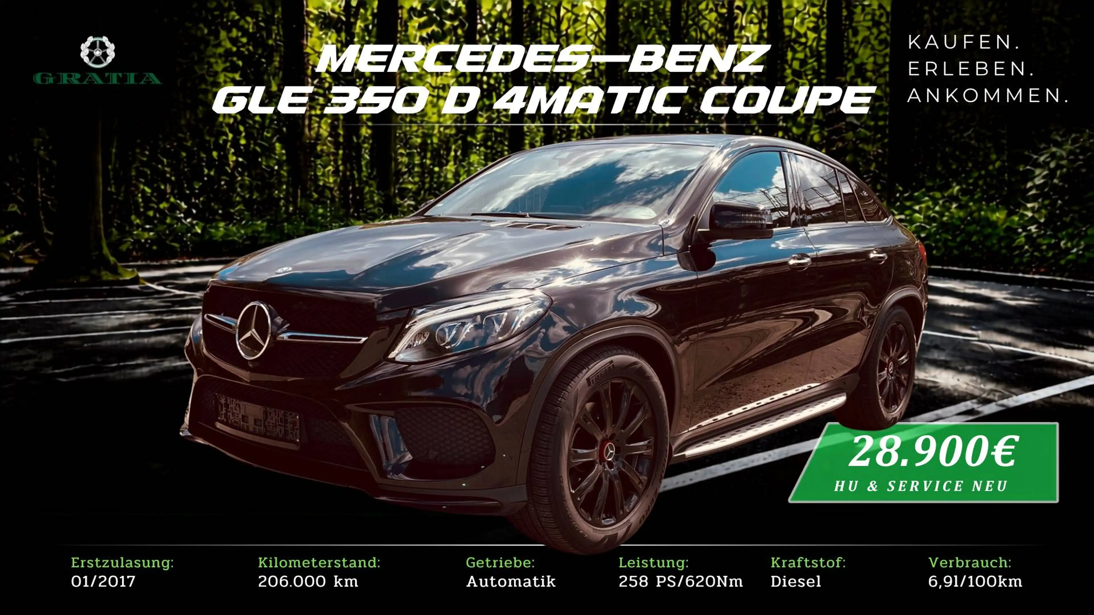 Mercedes-Benz GLE 350 GLE 350 d 4Matic (292.324)-AMG 23 Zoll Felgen-HU Neu