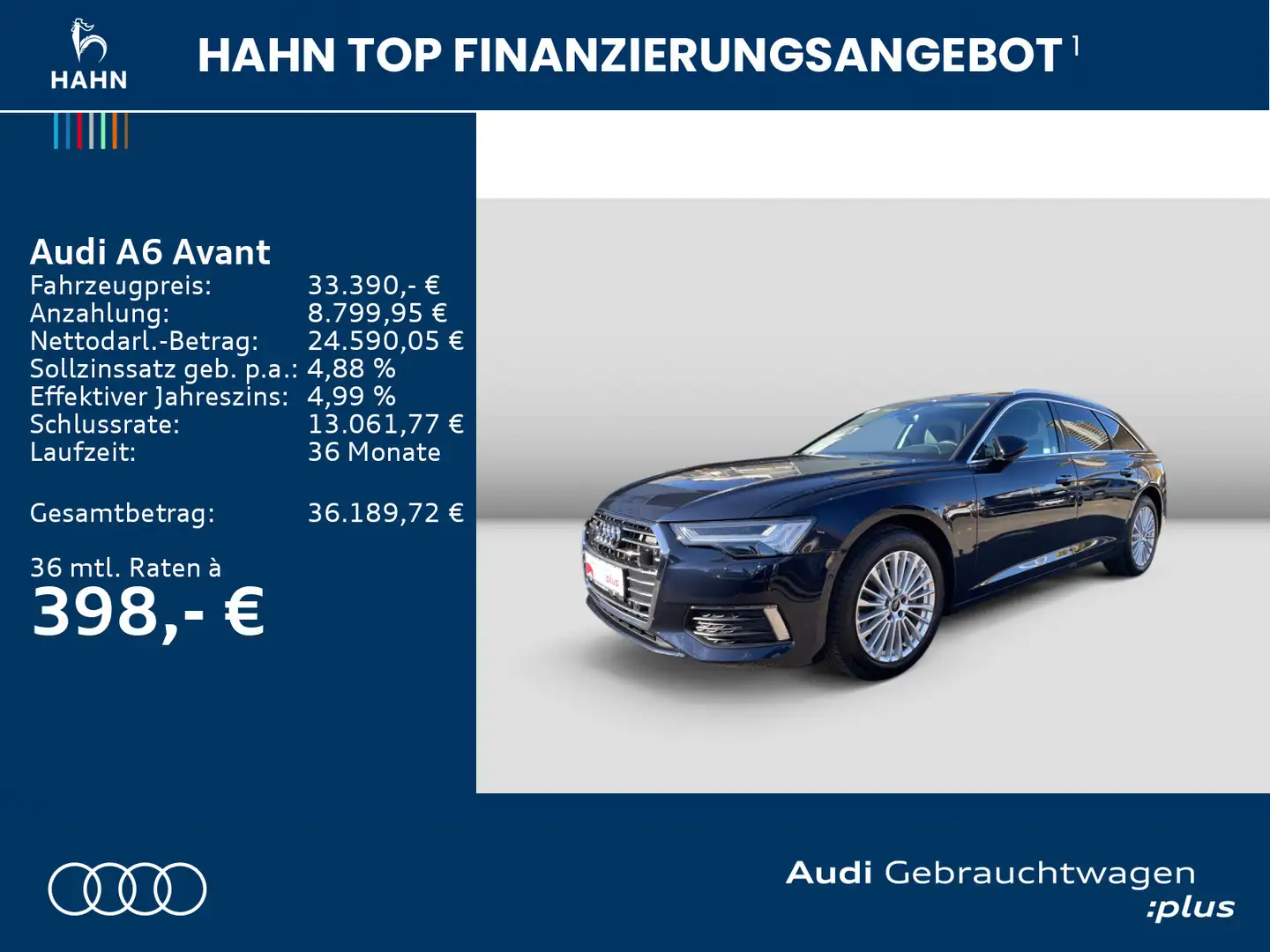 Audi A6 40TDI quattro S-tronic HD Matrix Memory Blau - 2