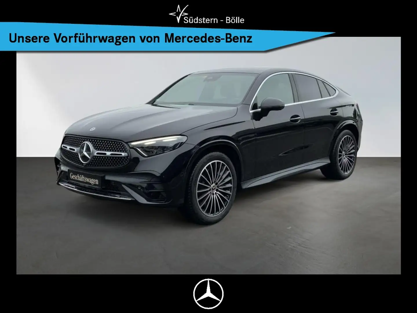 Mercedes-Benz GLC 200 d 4M Coupe +AMG+SHZ+MEMORY+NAVI+AMBIENTE Noir - 1