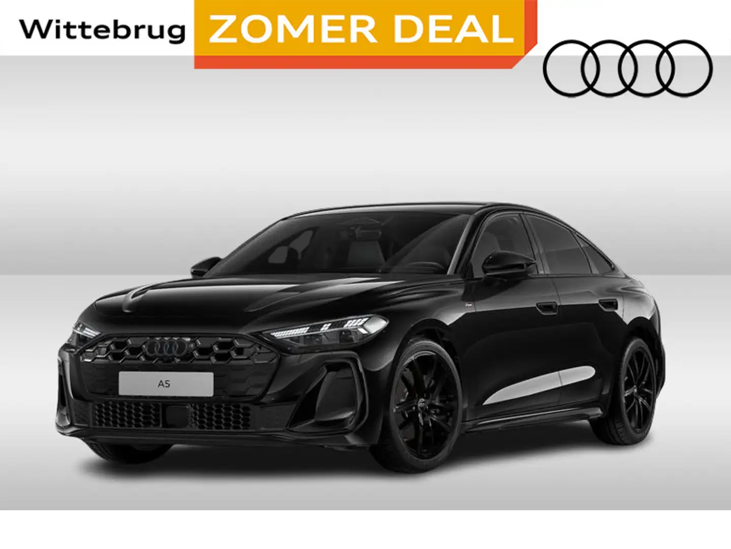 Audi A5 Limousine e-hybrid 299pk quattro S tronic S editio Zwart - 1