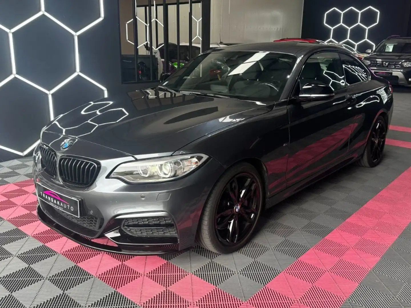 BMW 340 SERIE COUPE F22 M240i Propulsion 340 ch ZF8 ~ HarmanKardon ~ Caméra de recul ~ Feux adaptatif ~ Sièges chauffants Grau - 2