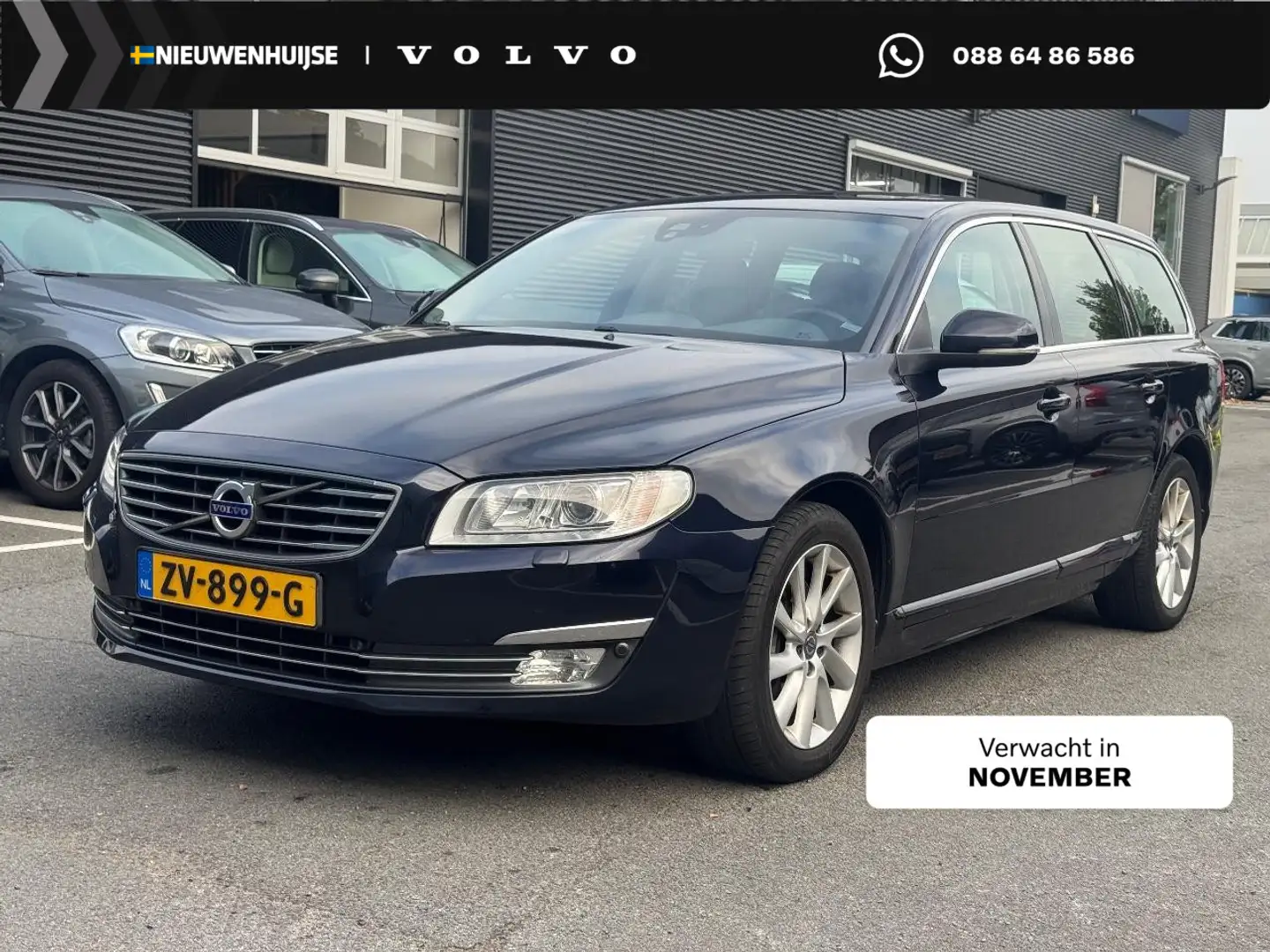 Volvo V70 T5 Summum Automaat | Leder | Bi-Xenon | Memory | S Blauw - 1