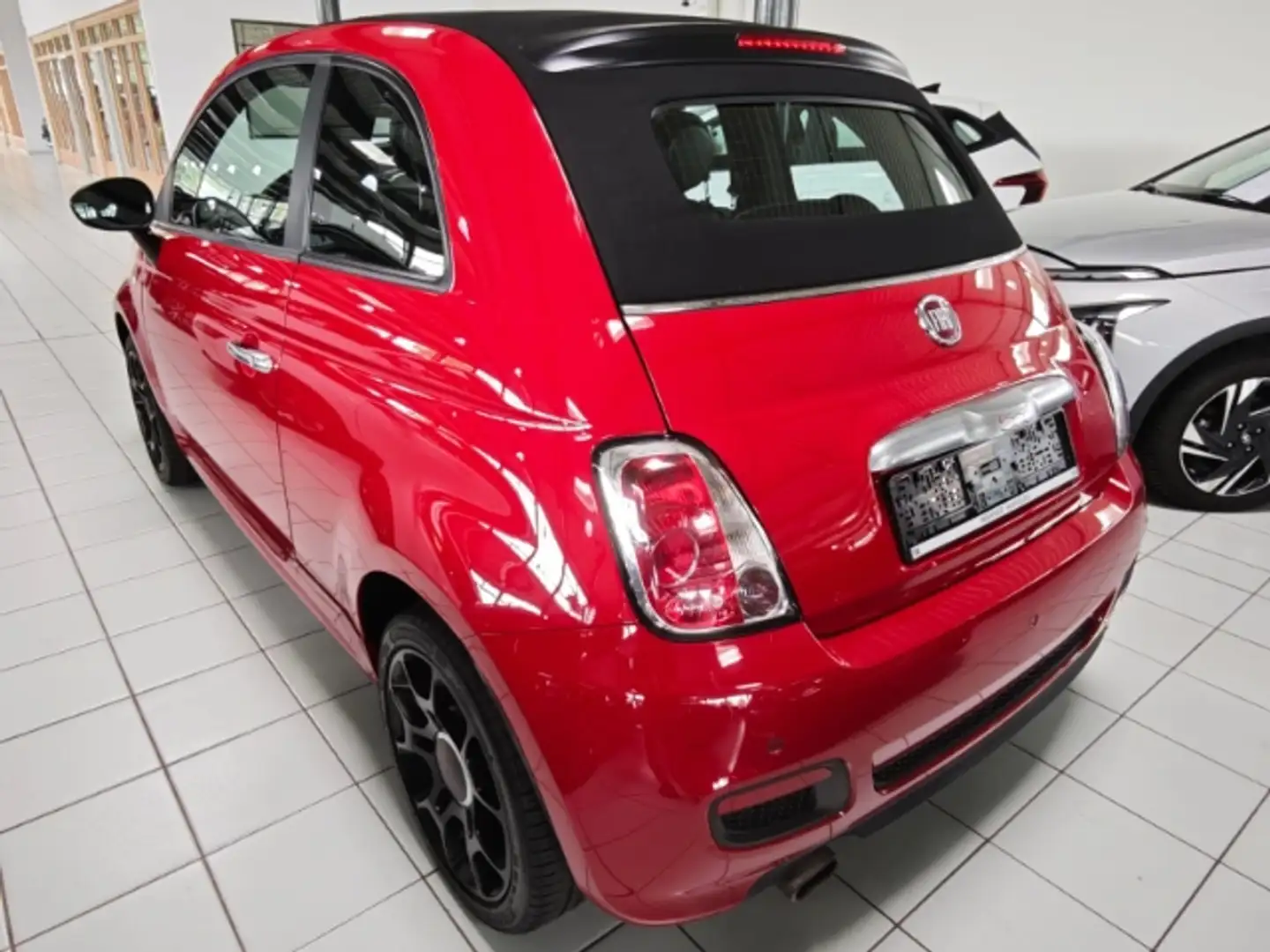 Fiat 500C Fiat c Faltdach Tel.-Vorb. PDC Sprachsteuerung Alu Rot - 2