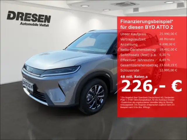 BYD Atto 2 DM-i 1.5 Boost Panorama/360 Grad/Sitzheizung/Navi/