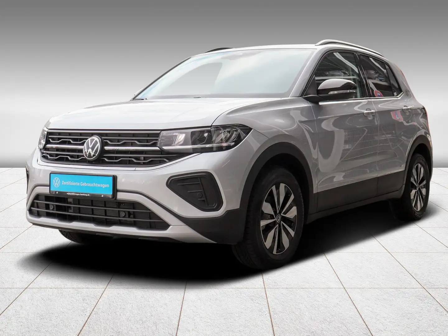 Volkswagen T-Cross 1.0 TSI Goal DSG Navi CarPlay ACC LED Argent - 2