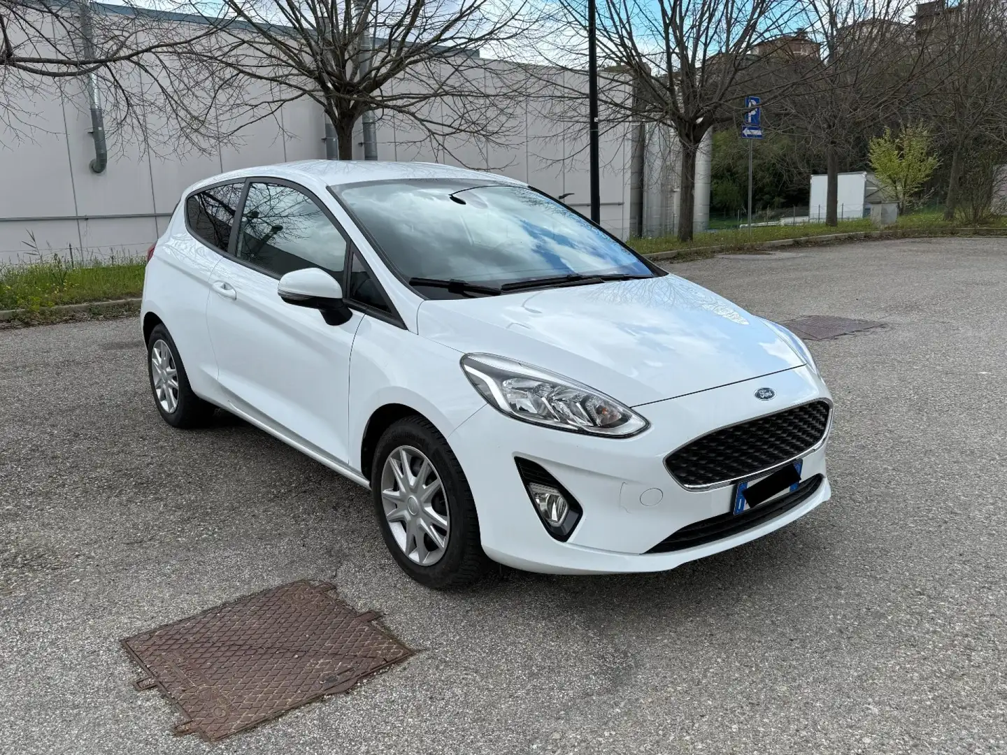 Ford Fiesta 1.5 TDCi 85 CV 3 porte Van Trend Bianco - 2