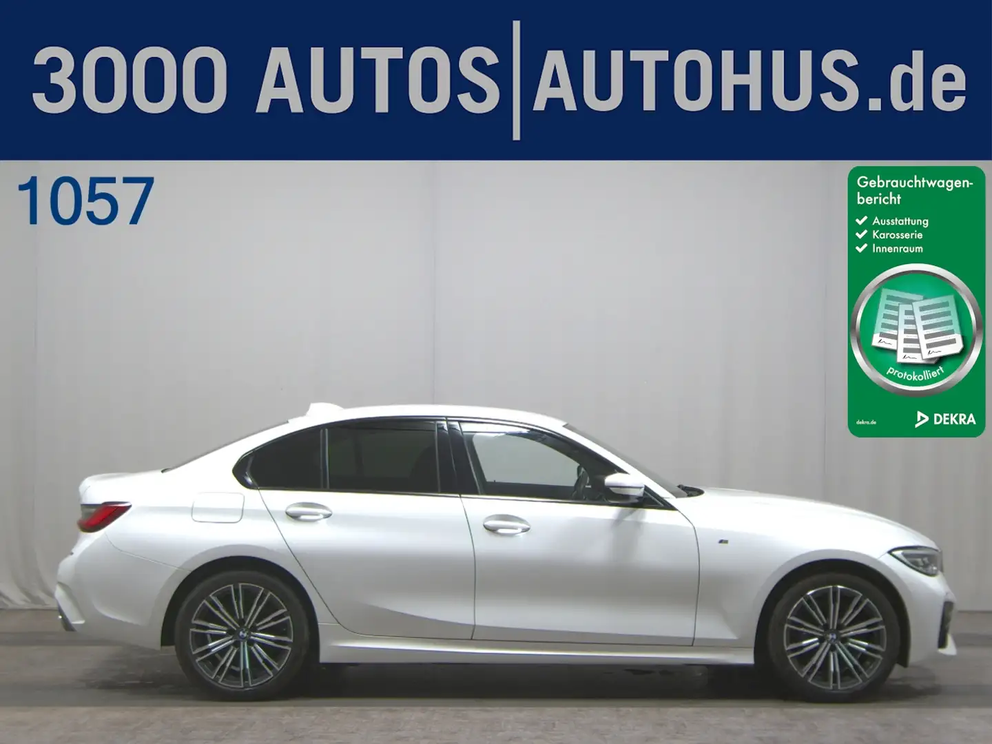 BMW 330 e M-Sport Navi LC Prof. LED+ AHK HiFi Blanc - 1