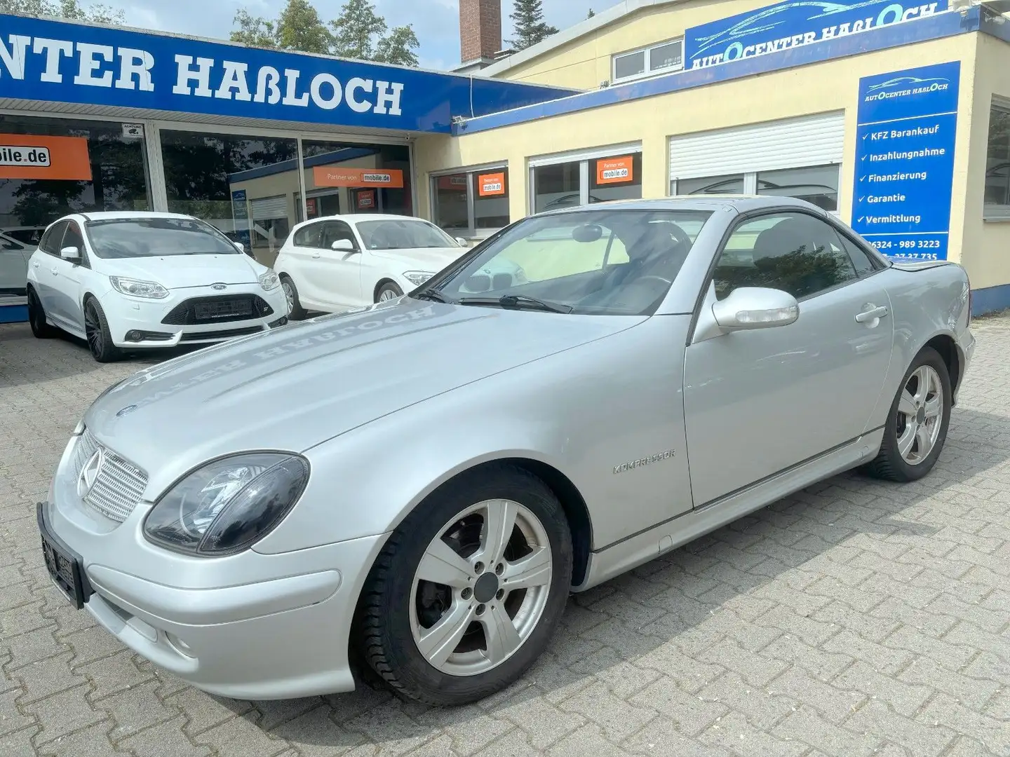 Mercedes-Benz SLK 230 KOMPRESSOR Automatik Leder Sitzh. Temp. Silver - 1