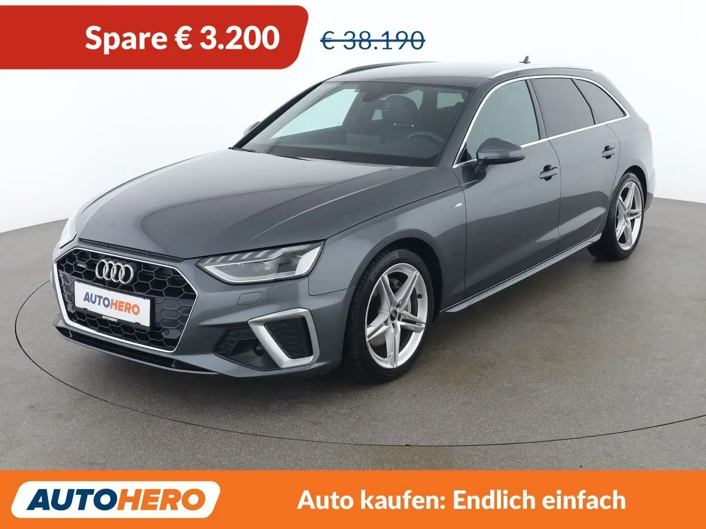 Audi A4 40 TDI Mild-Hybrid quattro S line Grau - 1