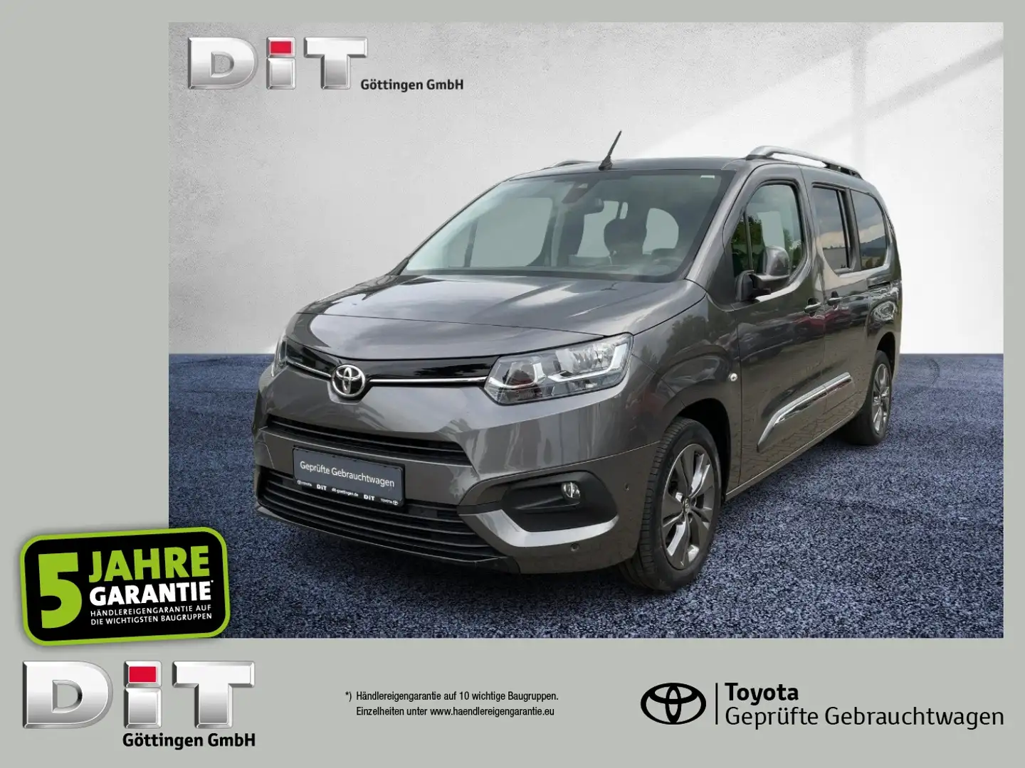 Toyota Proace City Verso 1.2 L2 Executive ACC+Navi+AHK Grau - 1