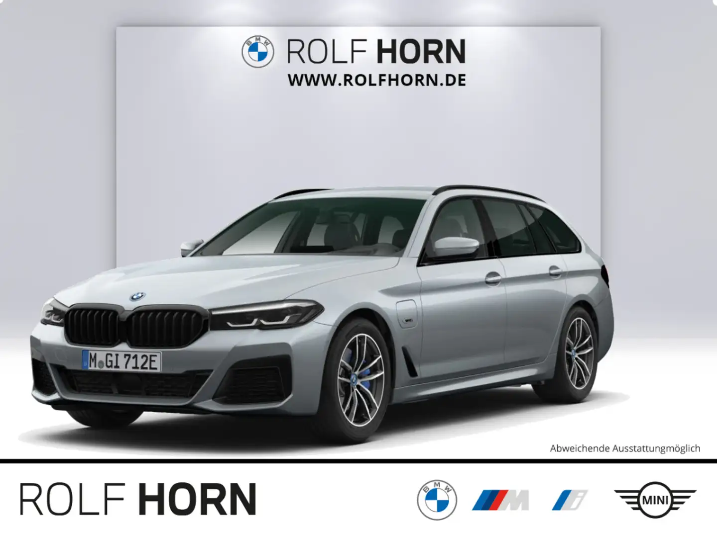 BMW 530 e Touring M Sportpaket HUD AHK HiFi Navi RKam Blau - 1