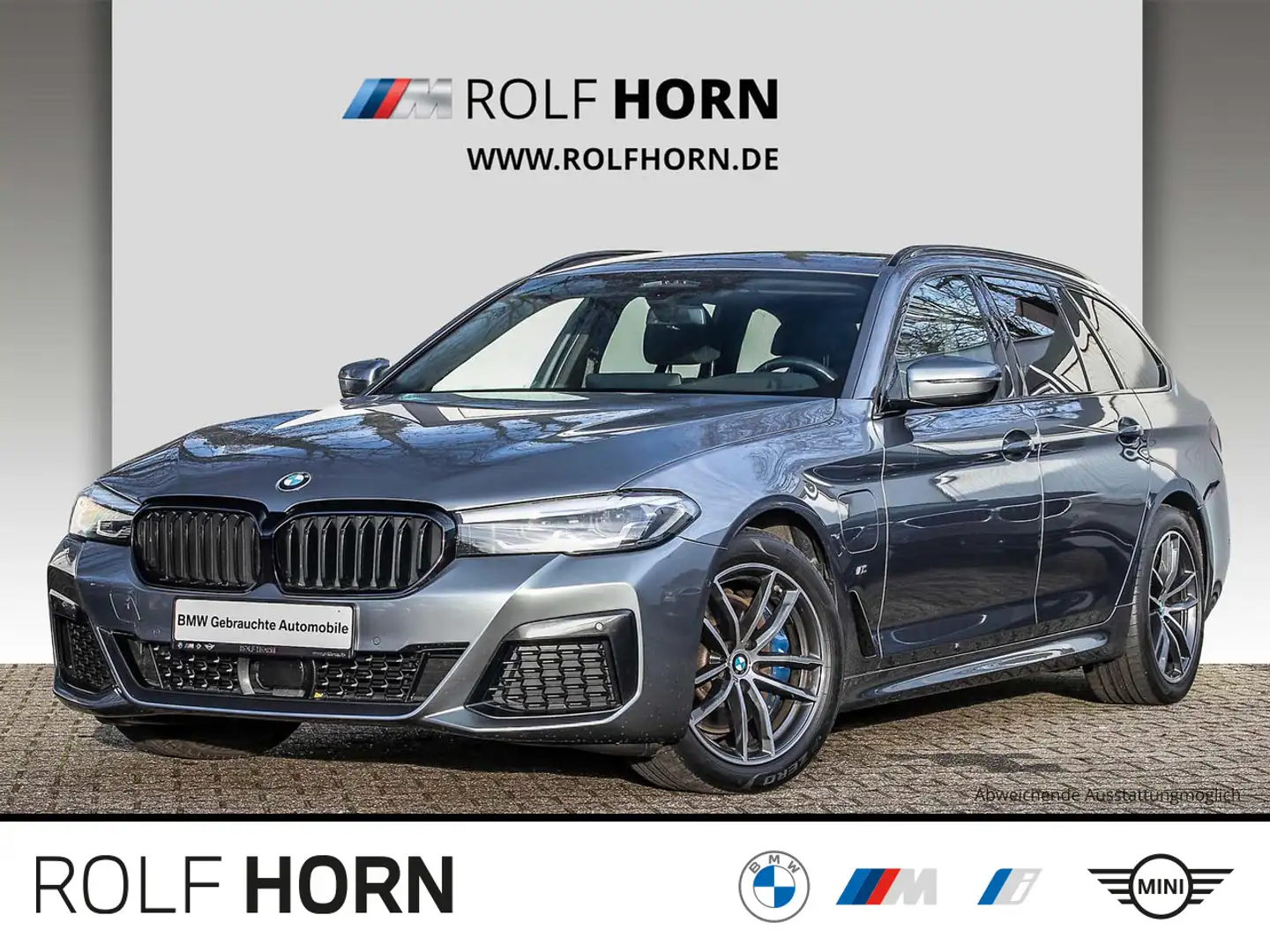 BMW 530 e Touring M Sportpaket HUD AHK HiFi Navi RKam Blau - 1