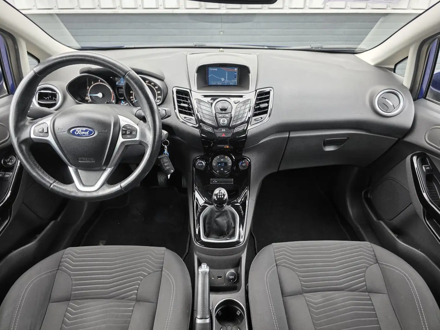 Ford Fiesta 1.0 EcoBoost 5 deurs Titanium | CRUISE CONTROL | Blauw - 2