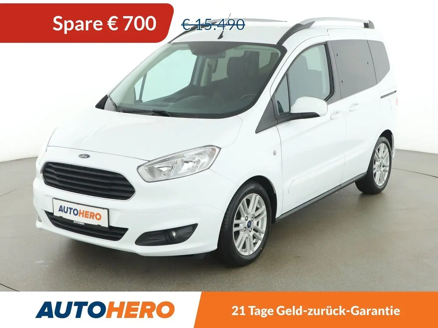 Ford Tourneo 1.0 EcoBoost Titanium *BT*KLIMAAUTO*SHZ* Blanc - 1