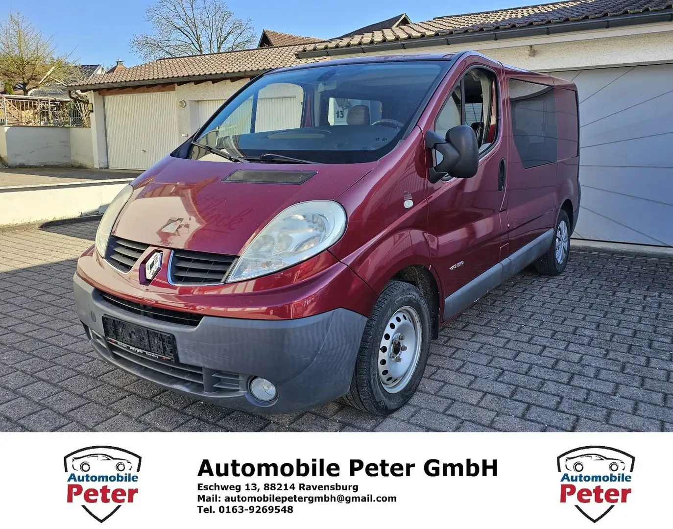 Renault Trafic 2.5 dCI Combi L1H1 2,7t TÜV 2027 6-Sitzer Rojo - 1