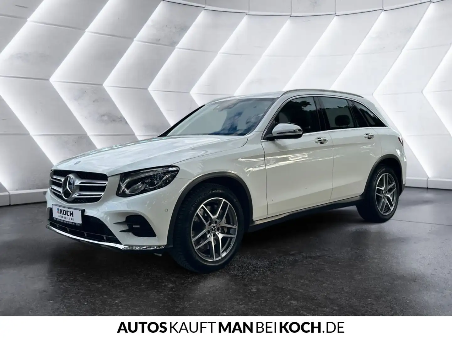 Mercedes-Benz GLC 250 d 4Matic AMG Line NAVI AHK LEDER MULTIBEAM Weiß - 2