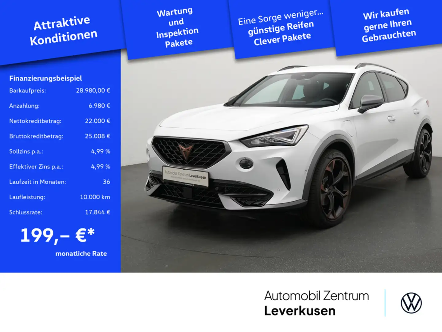 CUPRA Formentor DSG NAVI LED KAM ACC CARPLAY VIRT Schwarz - 1