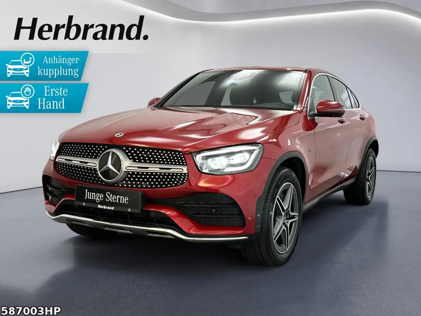 Mercedes-Benz GLC 300 de 4M Coupé AMG  *AHK Schiebedach 360° Rot - 1