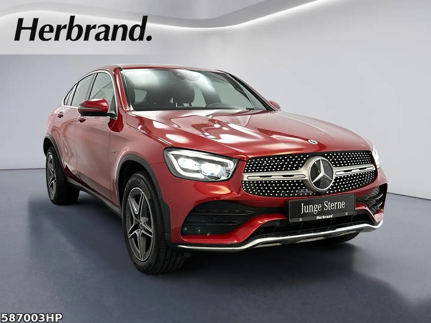 Mercedes-Benz GLC 300 de 4M Coupé AMG  *AHK Schiebedach 360° Rot - 2