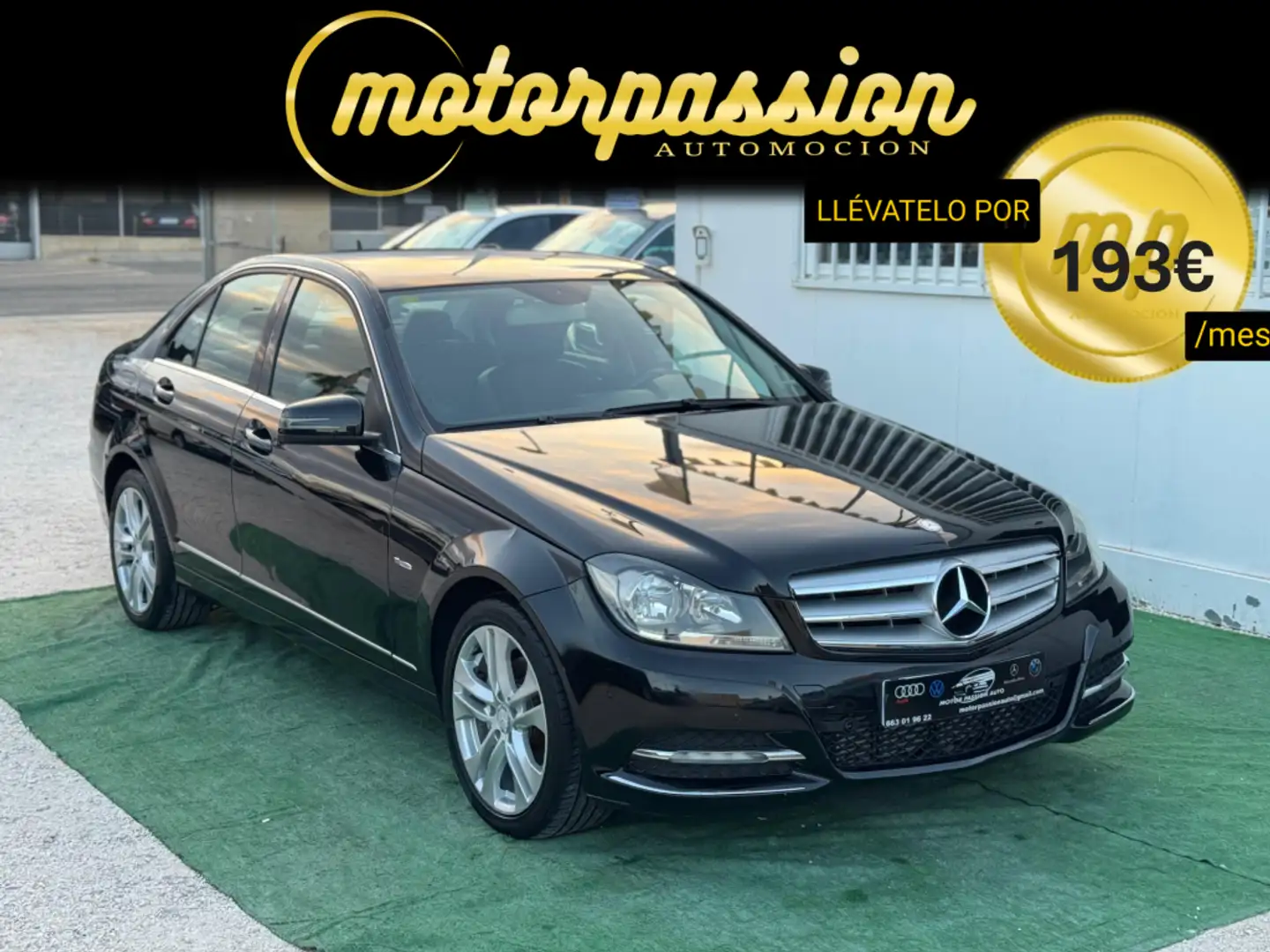 Mercedes-Benz C 220 220CDI BE Avantgarde 7G Noir - 1
