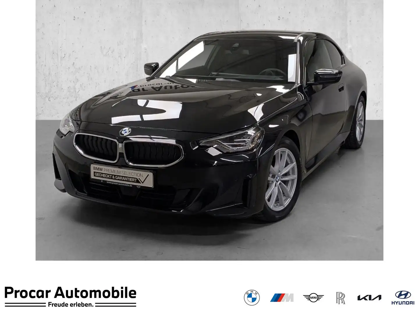 BMW 218 i Coupé DA PA HuD HiFi DAB LED WLAN Shz Schwarz - 1