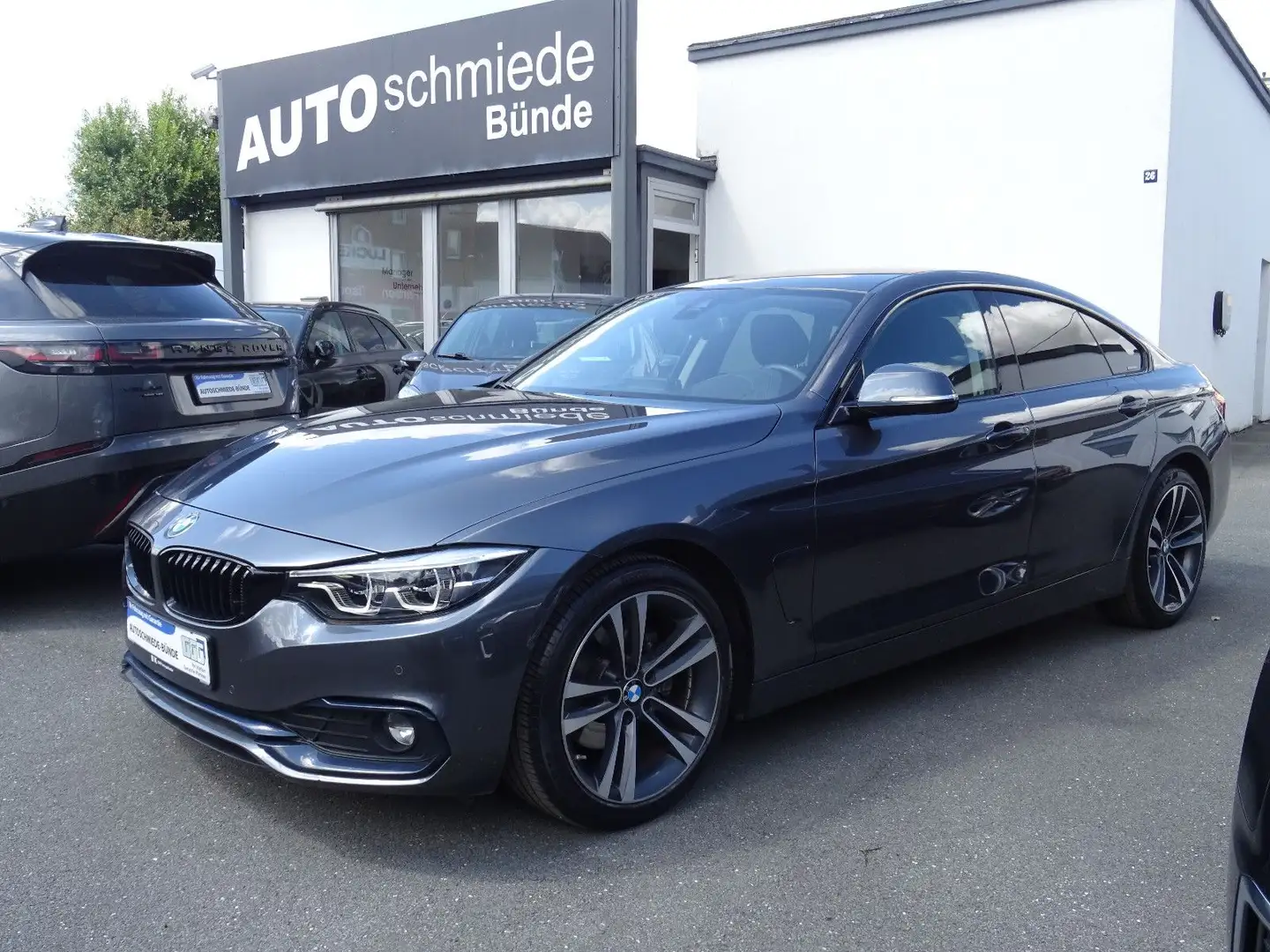 BMW 420 420 d Gran Coupe Sport Line 1.Hand AHK Head-Up Grijs - 1
