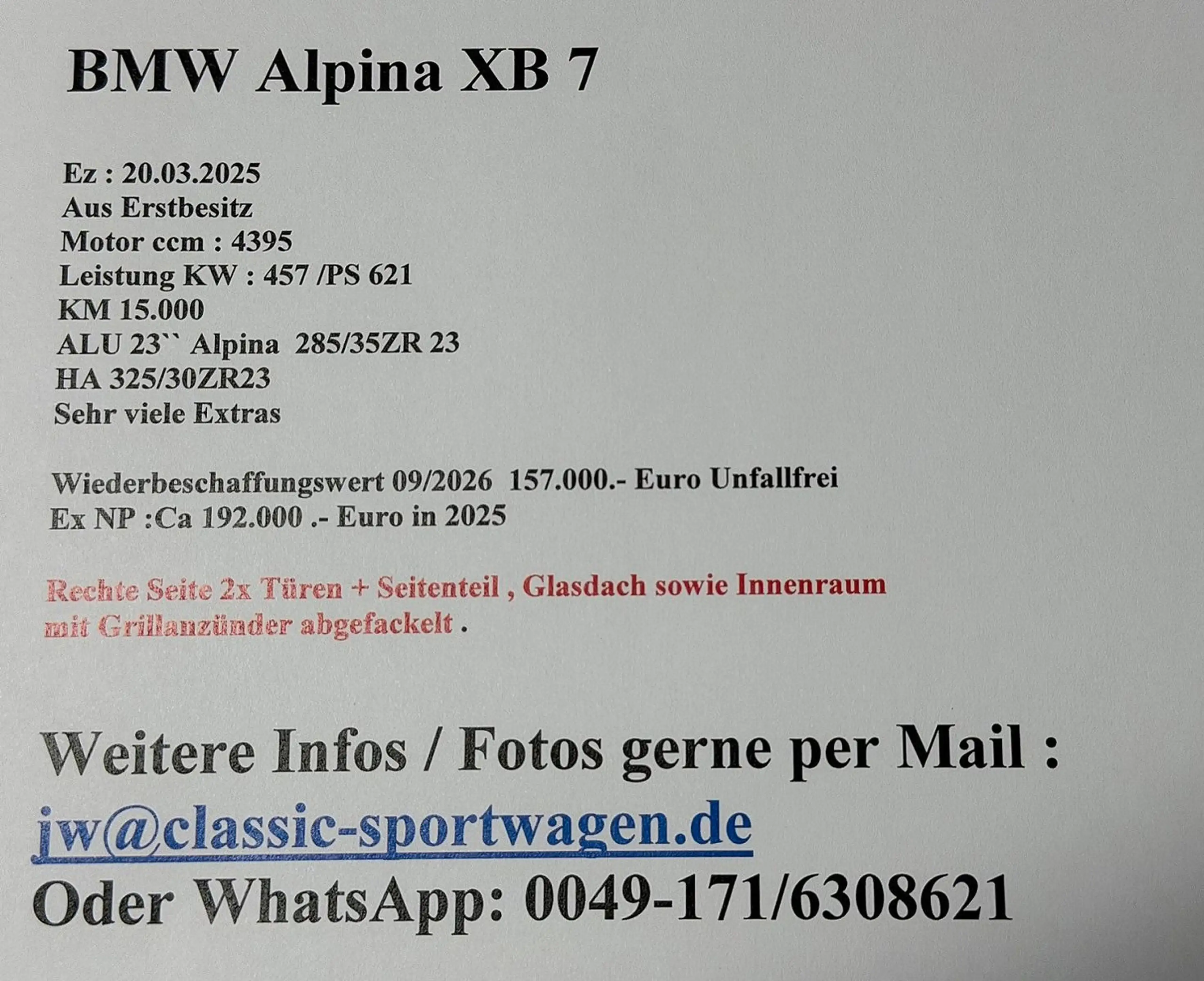 BMW X7 M XB7 ALPINA 2025 — photo 5