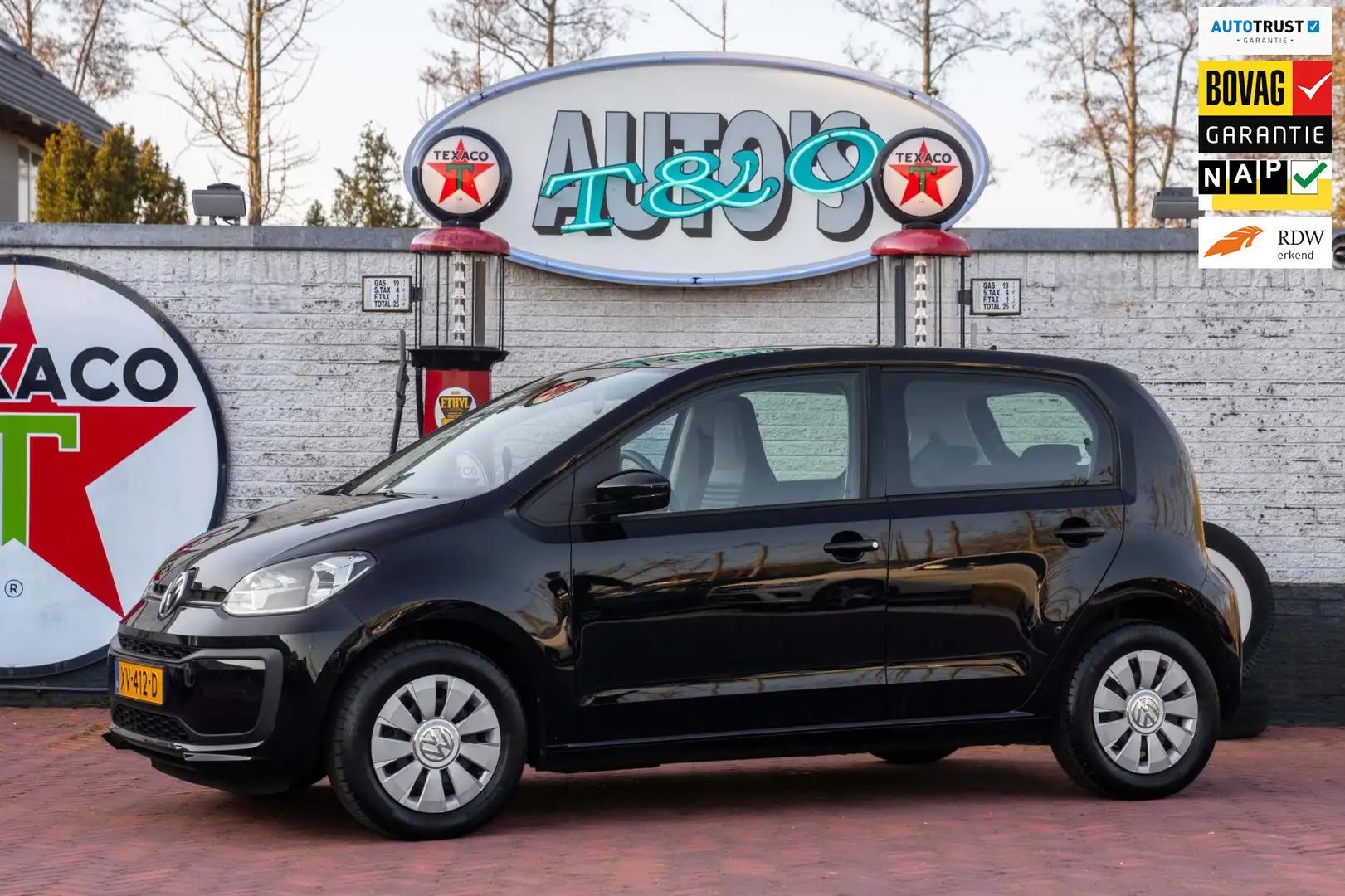 Volkswagen up! 1.0 BMT move up! 1e Eig. 49.720 km +NAP NL-auto Zwart - 1