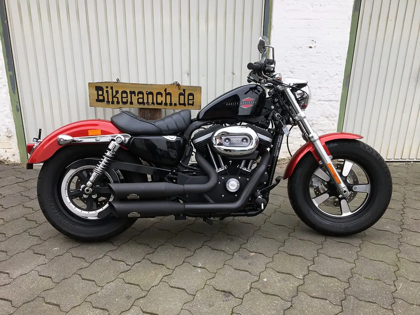 Harley-Davidson Sportster Forty Eight Custom 8500km* Reifen + Service neu* Jekill+Hyde* Чорний - 2