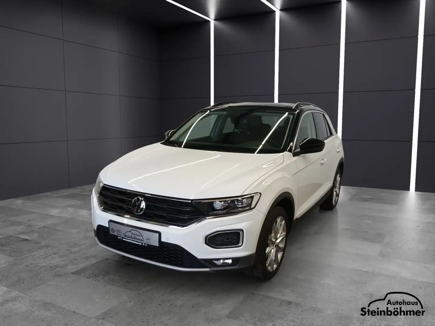 Volkswagen T-Roc United 1.5TSI DSG LED NAV AHK Pano SHZ Navi Blanc - 1