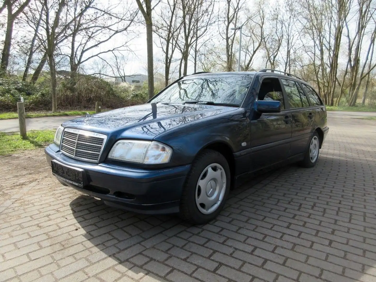 Mercedes-Benz C 180 T ESPRIT 1.8 AC! TÜV= 02/26 VB Kék - 1