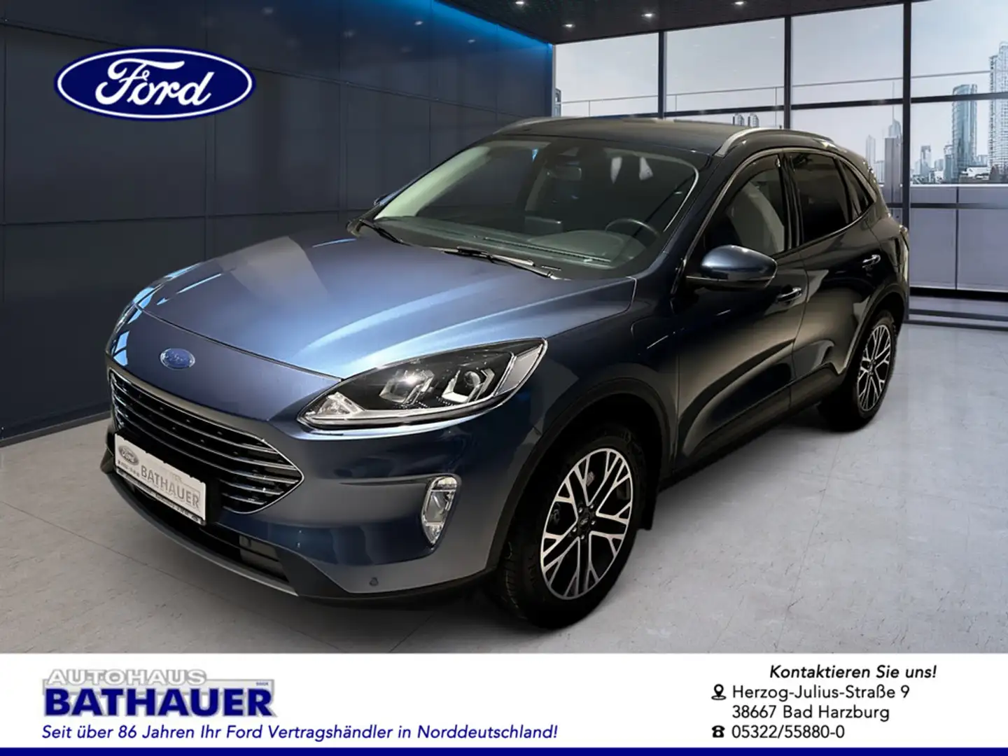Ford Kuga 2.5 PHEV Titanium Azul - 1