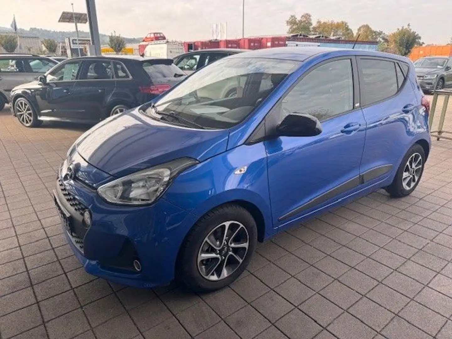 Hyundai i10 Passion 1.HAND KLIMA Blau - 1