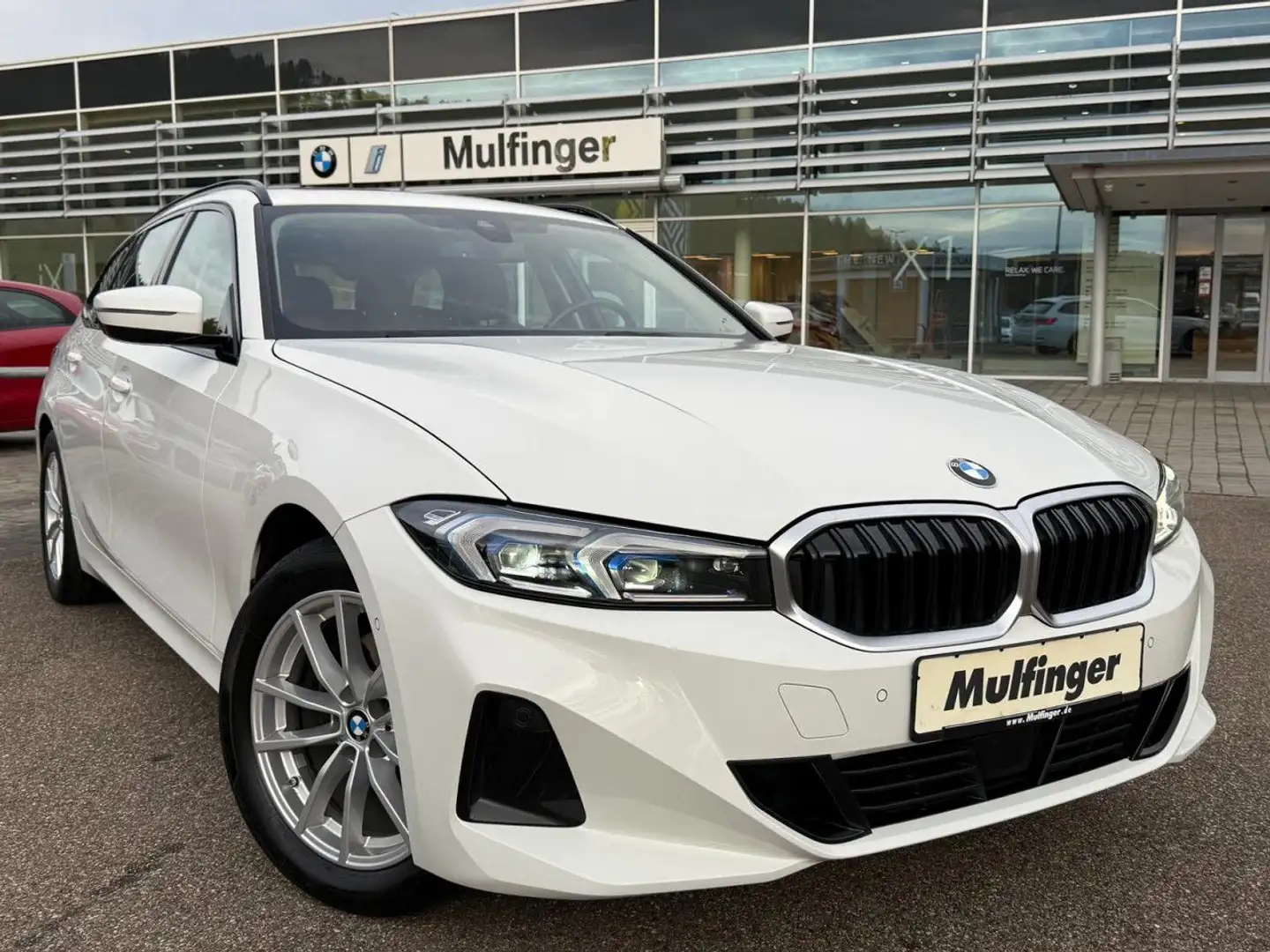 BMW 320 d xDr. T. Leder LiveProf.ACC H/K Ad-LED AHK PDC Blanc - 2