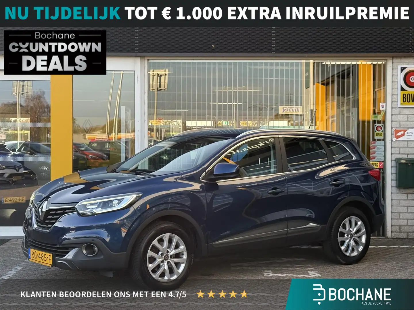 Renault Kadjar 1.5 dCi Intens | NAP | Trekhaak | Navigatie | Acht Bleu - 1