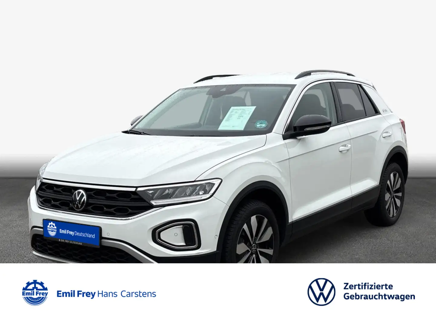 Volkswagen T-Roc Goal 1.0 TSI OPF ACC LED Navi Sitz-Paket Weiß - 1