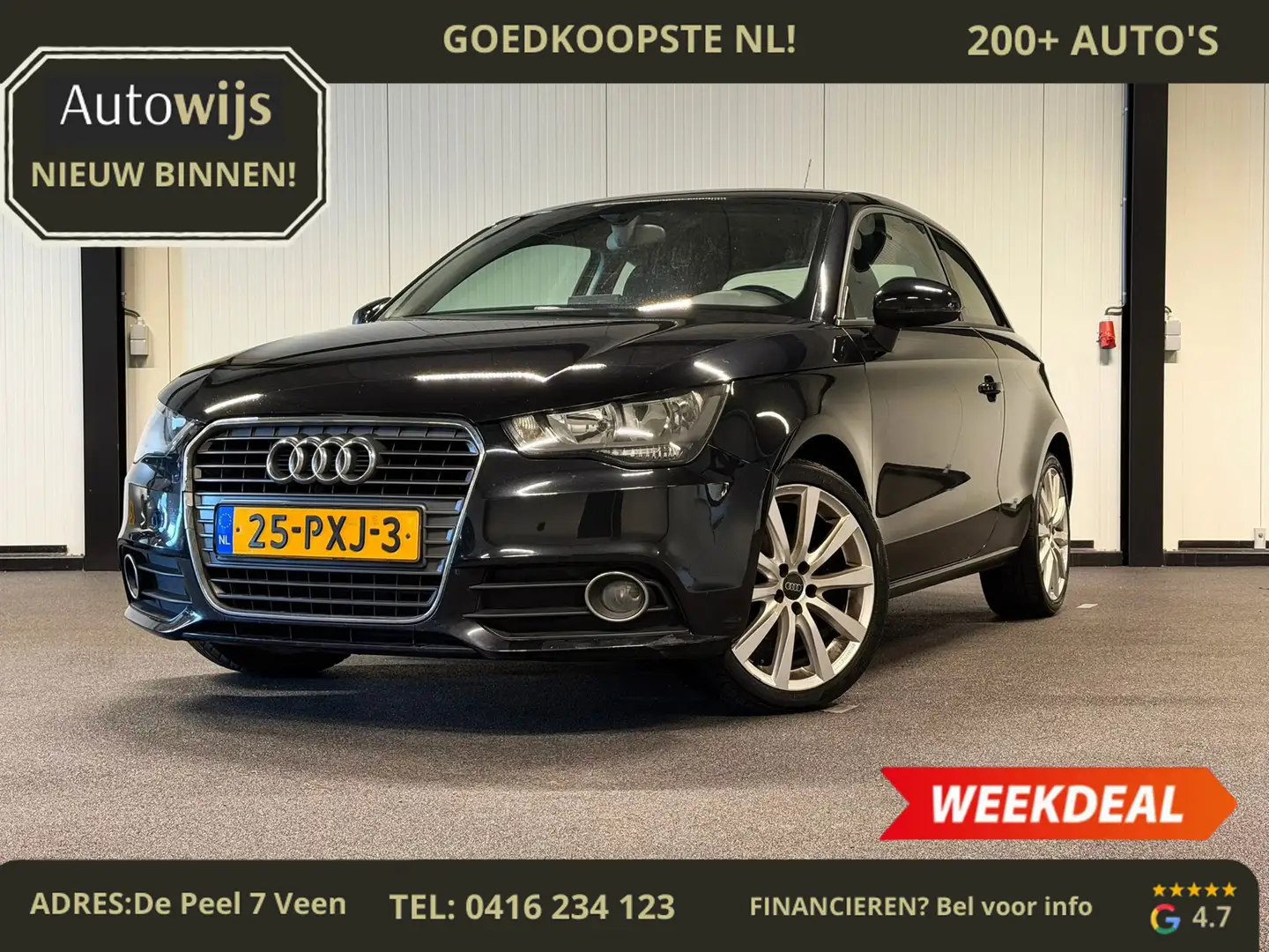Audi A1 1.2 TFSI Ambition Pro Line Business|NAVI|LM-VELG|N Schwarz - 1
