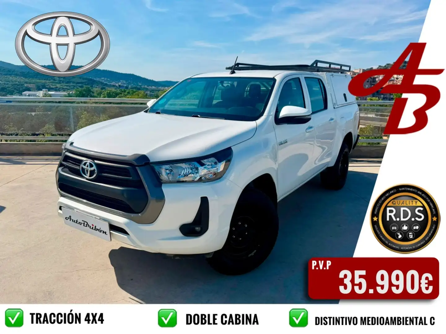Toyota Hilux Cabina Doble GX Blanco - 1