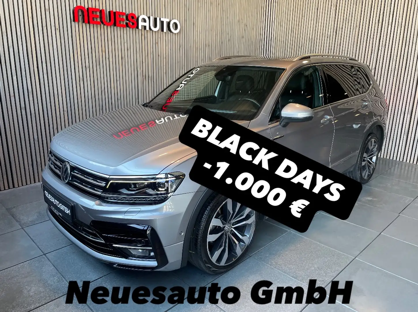 Volkswagen Tiguan Allspace Highline 4Motion*R-line*DSG*1.Bes.*Servicegepfl.* Grau - 1