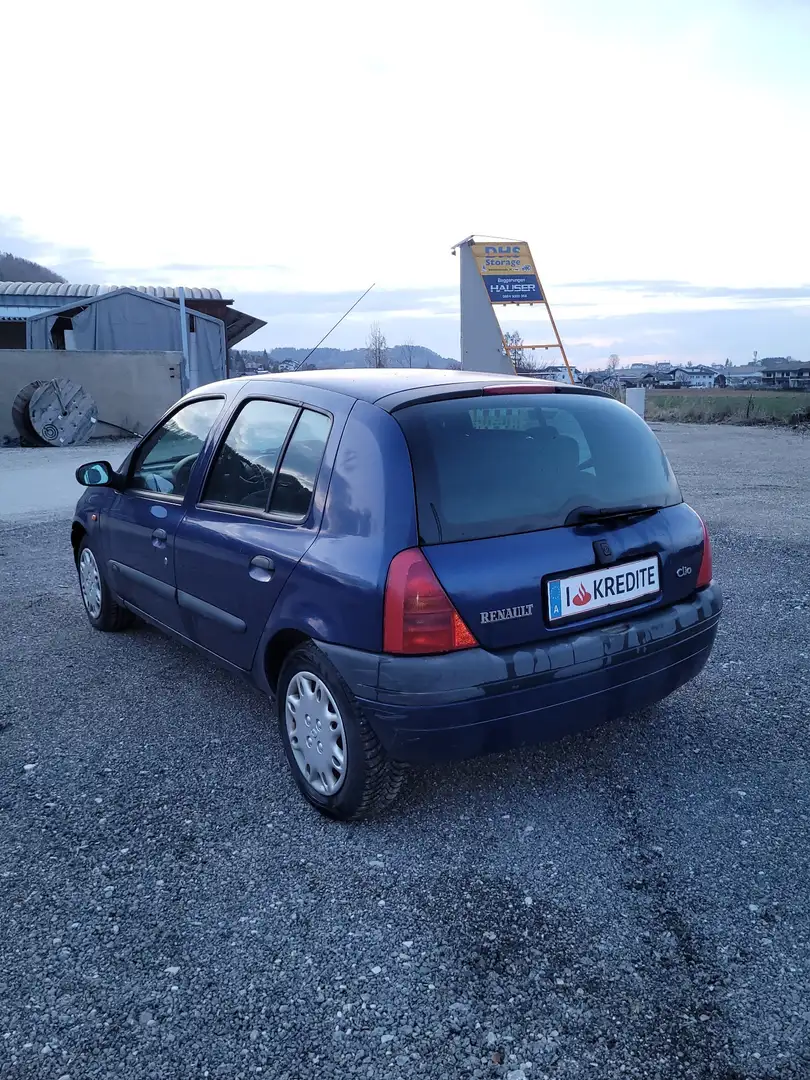 Renault Clio 1,9 Diesel erstbesitz Blau - 1