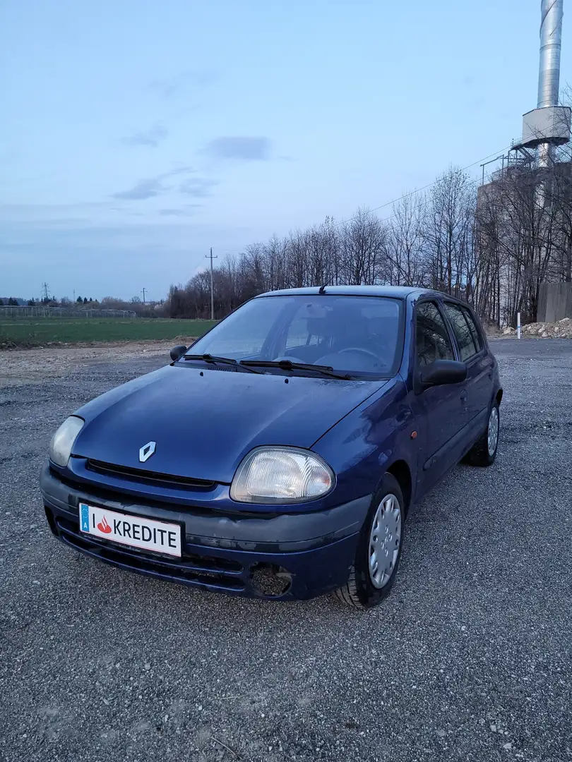Renault Clio 1,9 Diesel erstbesitz Blau - 2