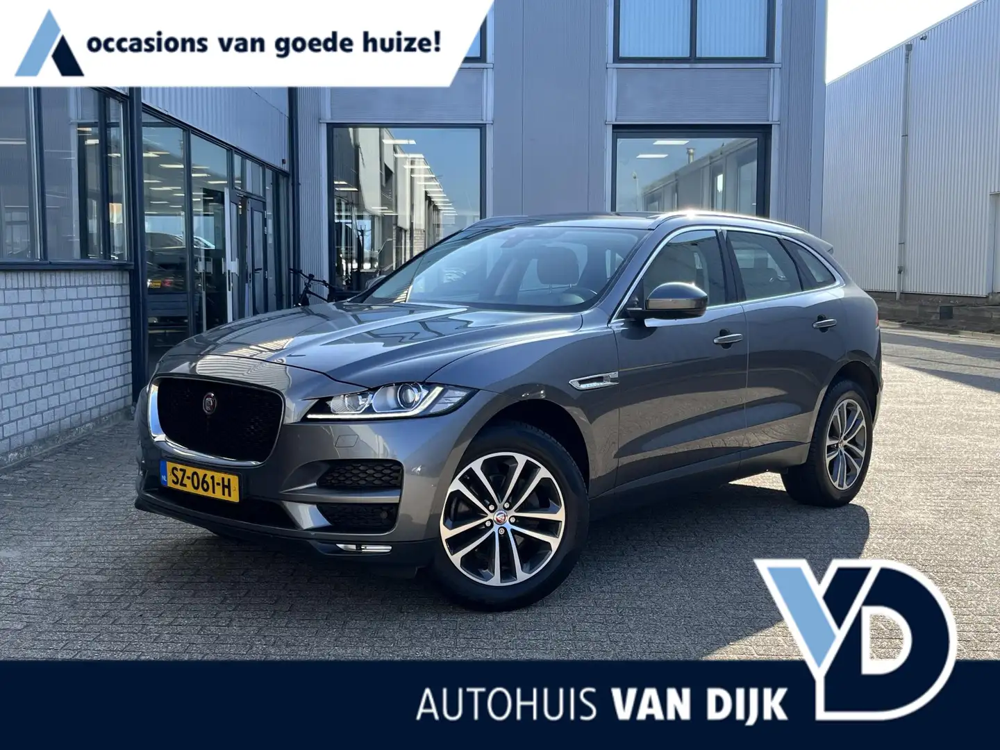 Jaguar F-Pace 2.0 Portfolio AWD 20d | NL Auto / Voll.Historie / Grijs - 1