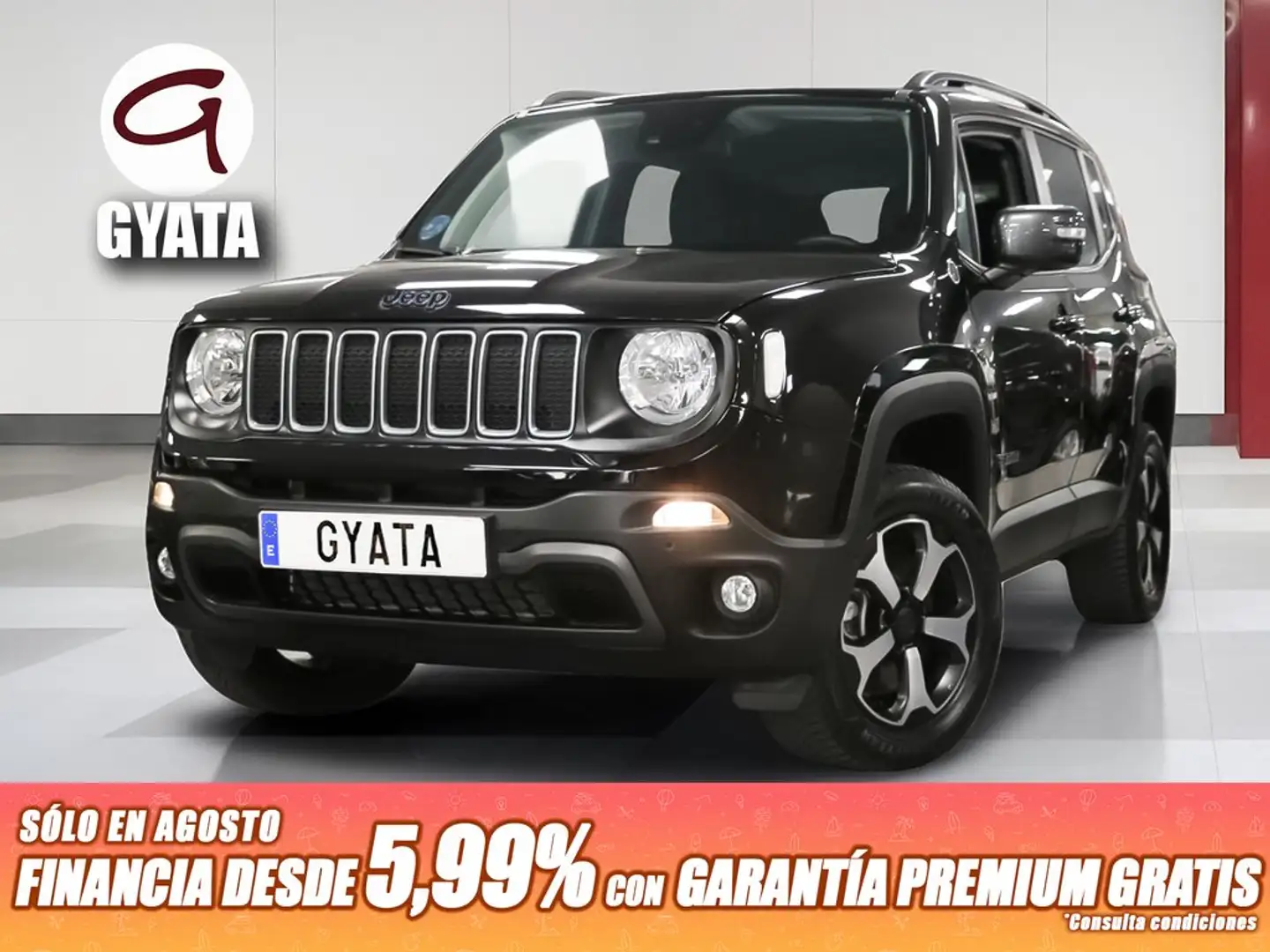 Jeep Renegade 1.3 PHEV Trailhawk 4x4 Aut. 177KW Negro - 1