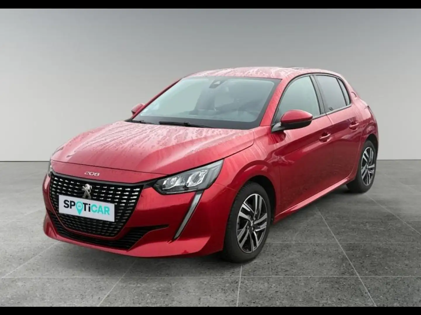 Peugeot 208 1.2 PureTech 100ch S\u0026S Allure EAT8 Rouge - 1