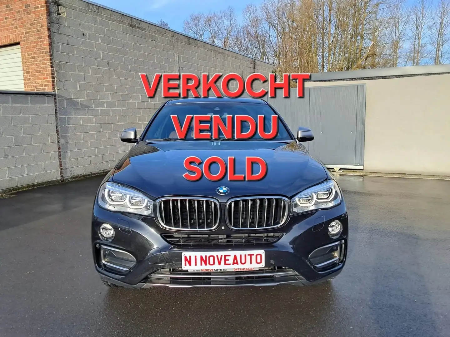 BMW X6 3.0 dAS xDrive30 LEDER AUTOM NAVI CAM AIRCO CRUISE Schwarz - 1