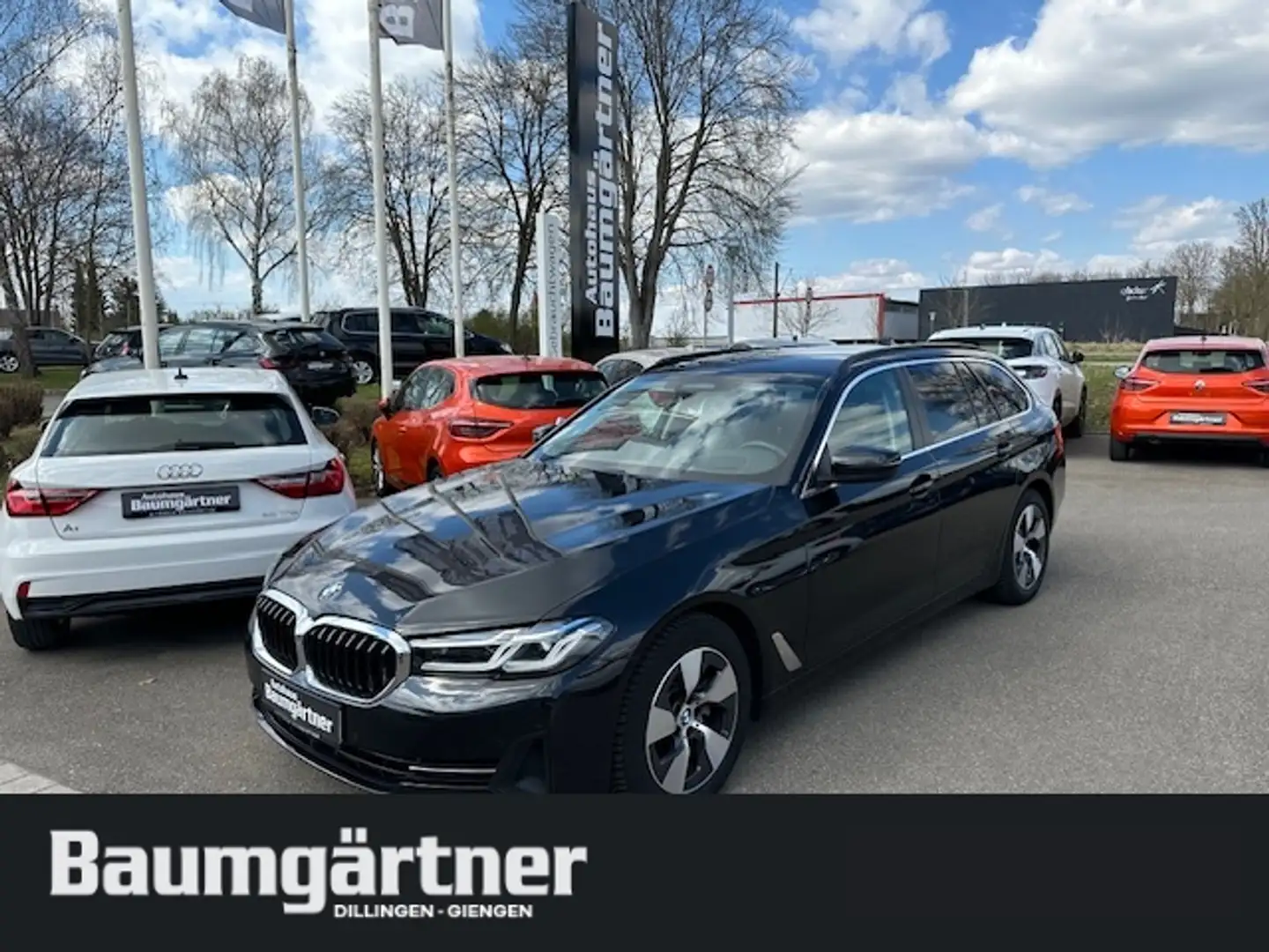 BMW 520 d Touring Auto Mild-Hybrid Kamera/PDC/Sitzh. Noir - 1